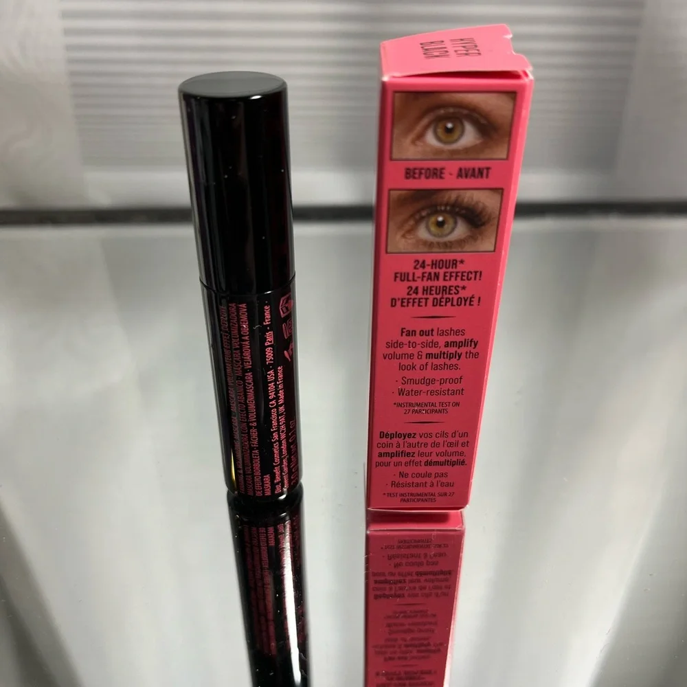 BENEFIT COSMETICS Travel/Trial Size Set: Mascara, Brow Pencil, Pore Moisturizer